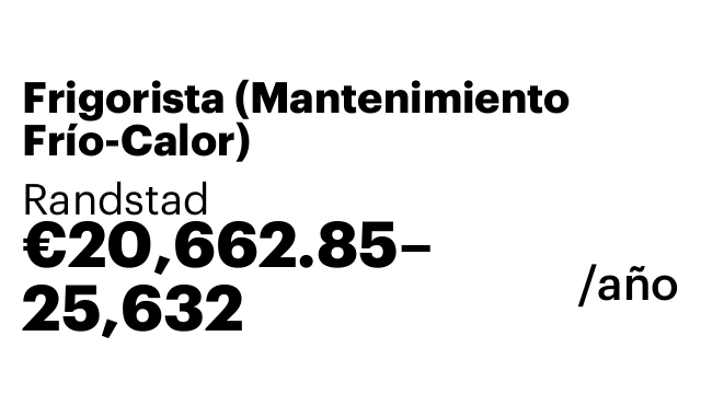 Frigorista (Mantenimiento Frío-Calor)