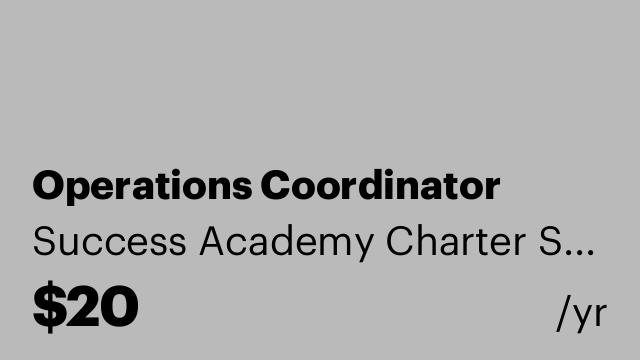 Operations Coordinator