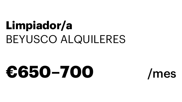 Limpiador/a