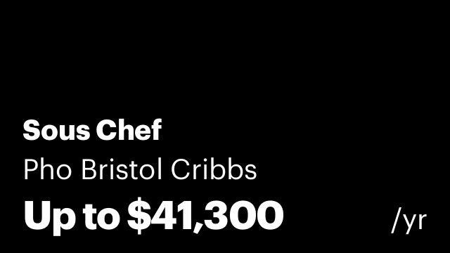 Sous Chef
