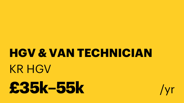 HGV & VAN TECHNICIAN