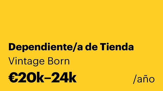 Dependiente/a de Tienda