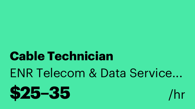Cable Technician