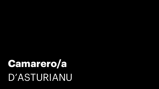 Camarero/a