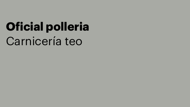 Oficial polleria