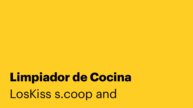 Limpiador de Cocina