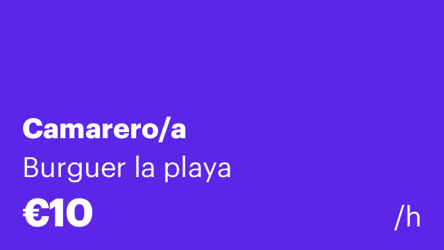 Camarero/a