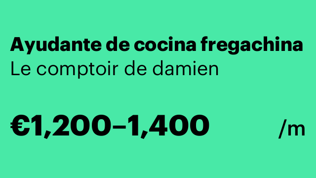 Ayudante de cocina fregachina