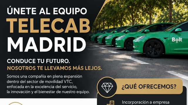 CONDUCTOR/A VTC – INCORPORACIÓN INMEDIATA