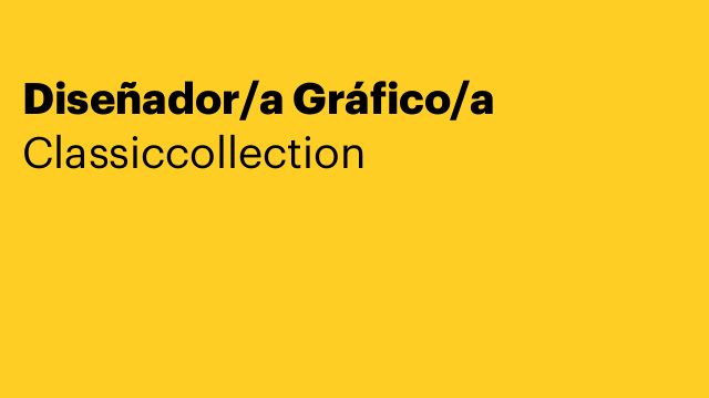 Diseñador/a Gráfico/a
