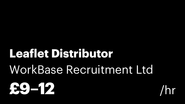 Leaflet Distributor