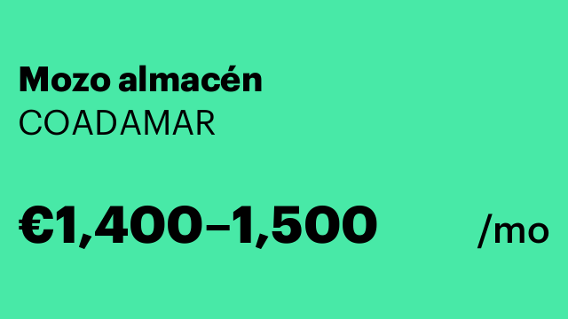 Mozo almacén