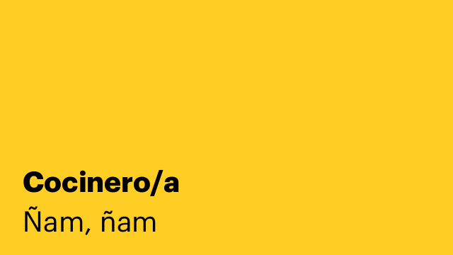 Cocinero/a