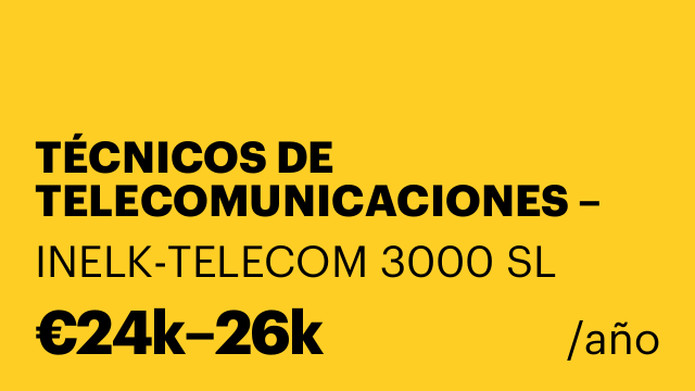 TÉCNICOS DE TELECOMUNICACIONES – FIBRA ÓPTICA, FUSIÓN Y CABLEADO