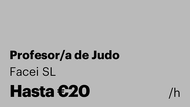 Profesor/a de Judo