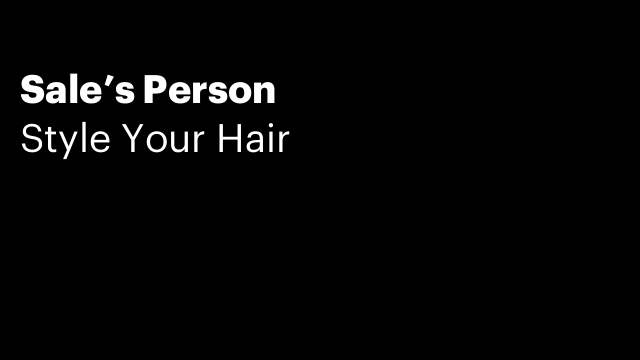 Sale’s Person