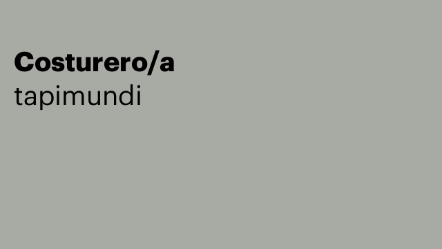 Costurero/a