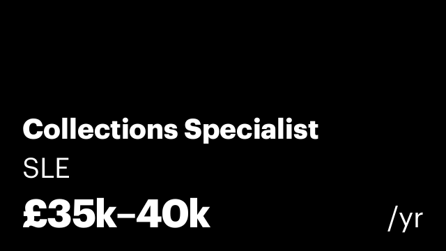 Collections Specialist