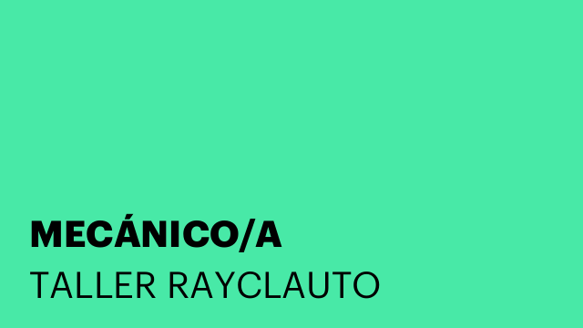 MECÁNICO/A