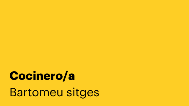 Cocinero/a