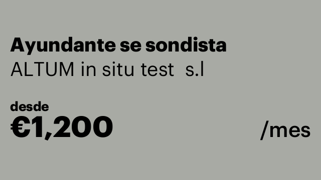 Ayundante se sondista