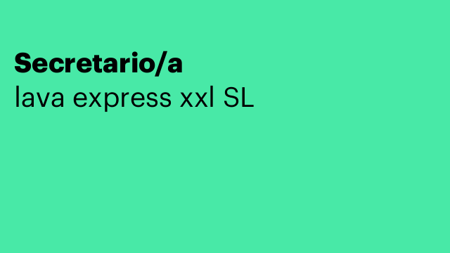 Secretario/a