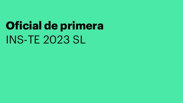 Oficial de primera