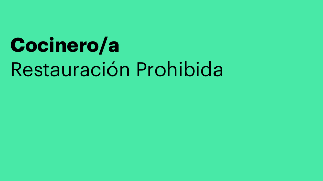 Cocinero/a