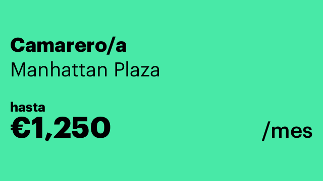 Camarero/a