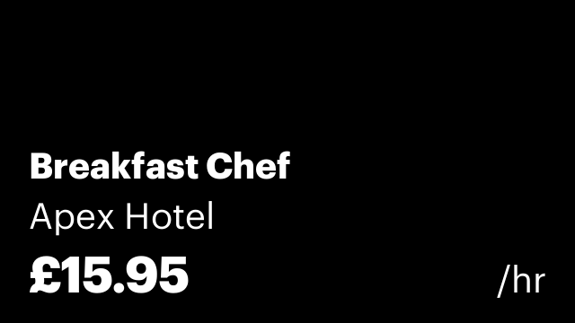 Breakfast Chef