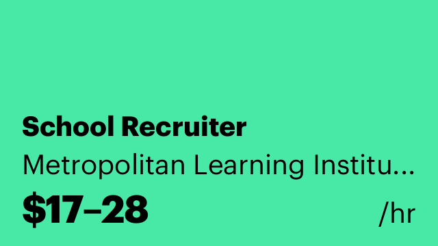 School Recruiter
