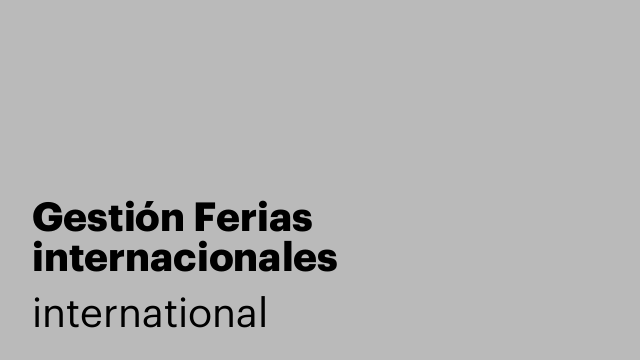 Gestión Ferias internacionales