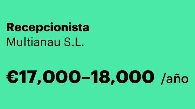 Recepcionista
