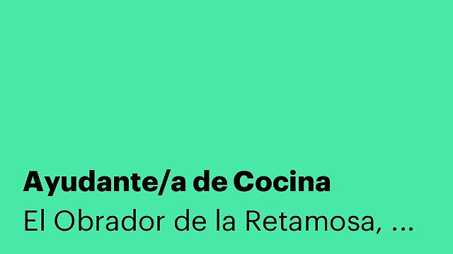 Ayudante/a de Cocina