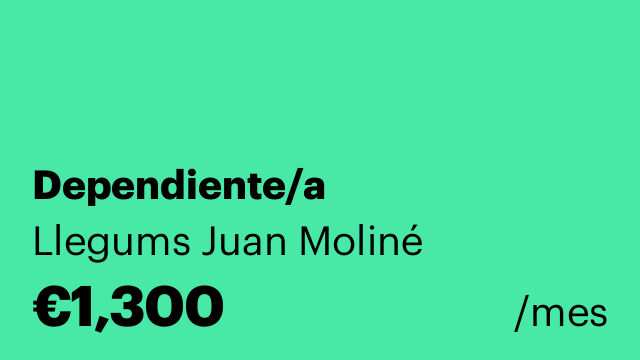 Dependiente/a
