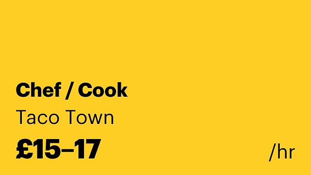 Chef / Cook