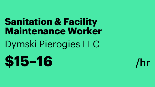 Sanitation & Facility Maintenance Worker
