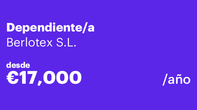 Dependiente/a