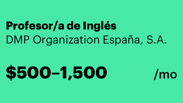 Profesor/a de Inglés