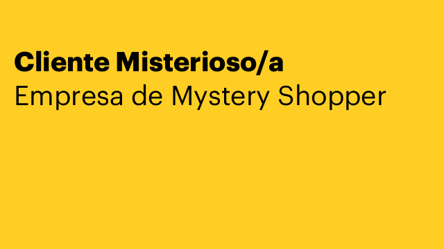 Cliente Misterioso/a
