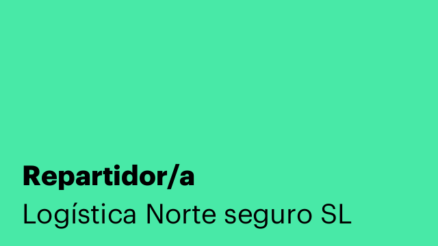 Repartidor/a