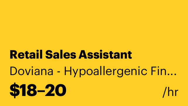 Retail Sales Assistant