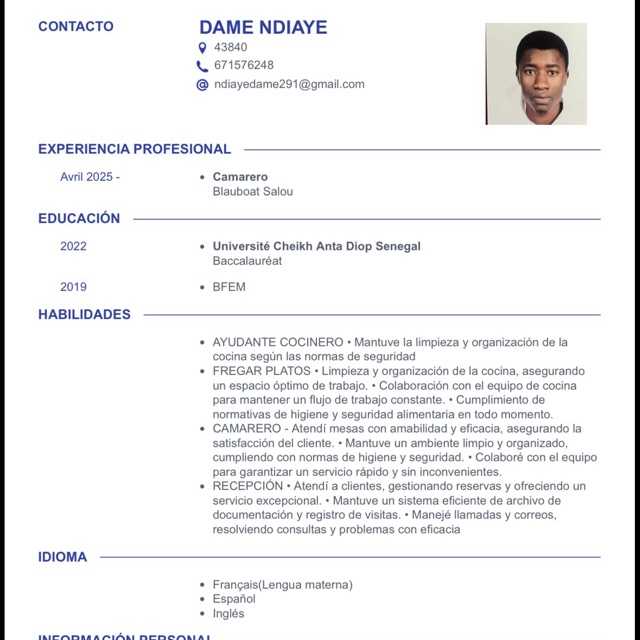 Candidate avatar