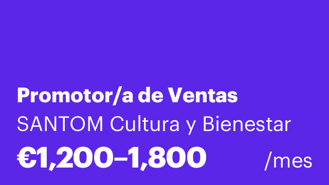Promotor/a de Ventas