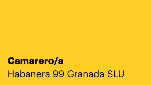 Camarero/a