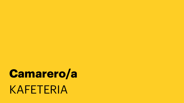 Camarero/a