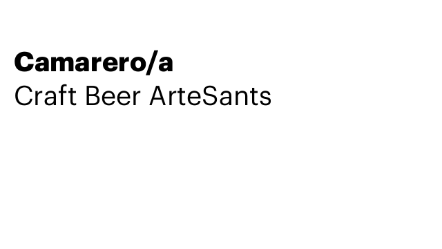 Camarero/a