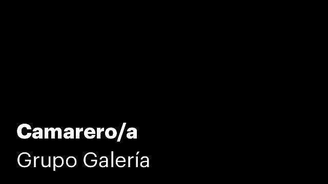 Camarero/a