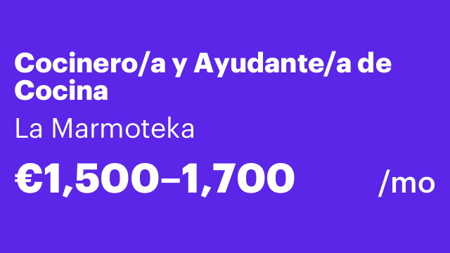 Cocinero/a y Ayudante/a de Cocina