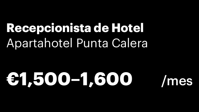 Recepcionista de Hotel